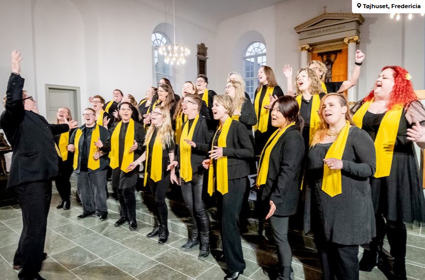 Billede af gospelkor