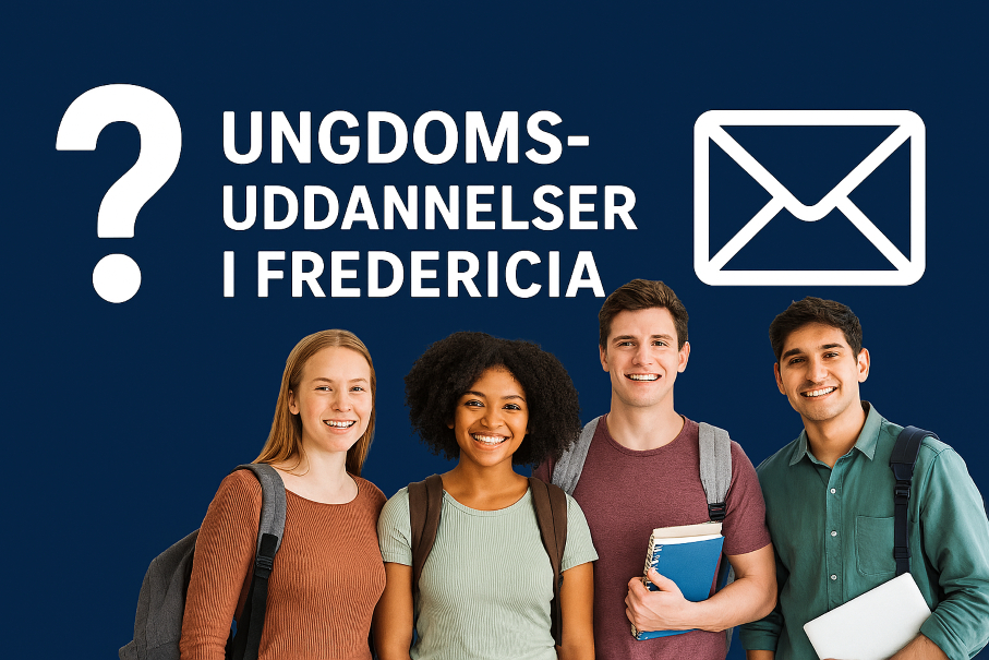 Billede der viser unge, som skal tage valg om ungdomsuddannelse