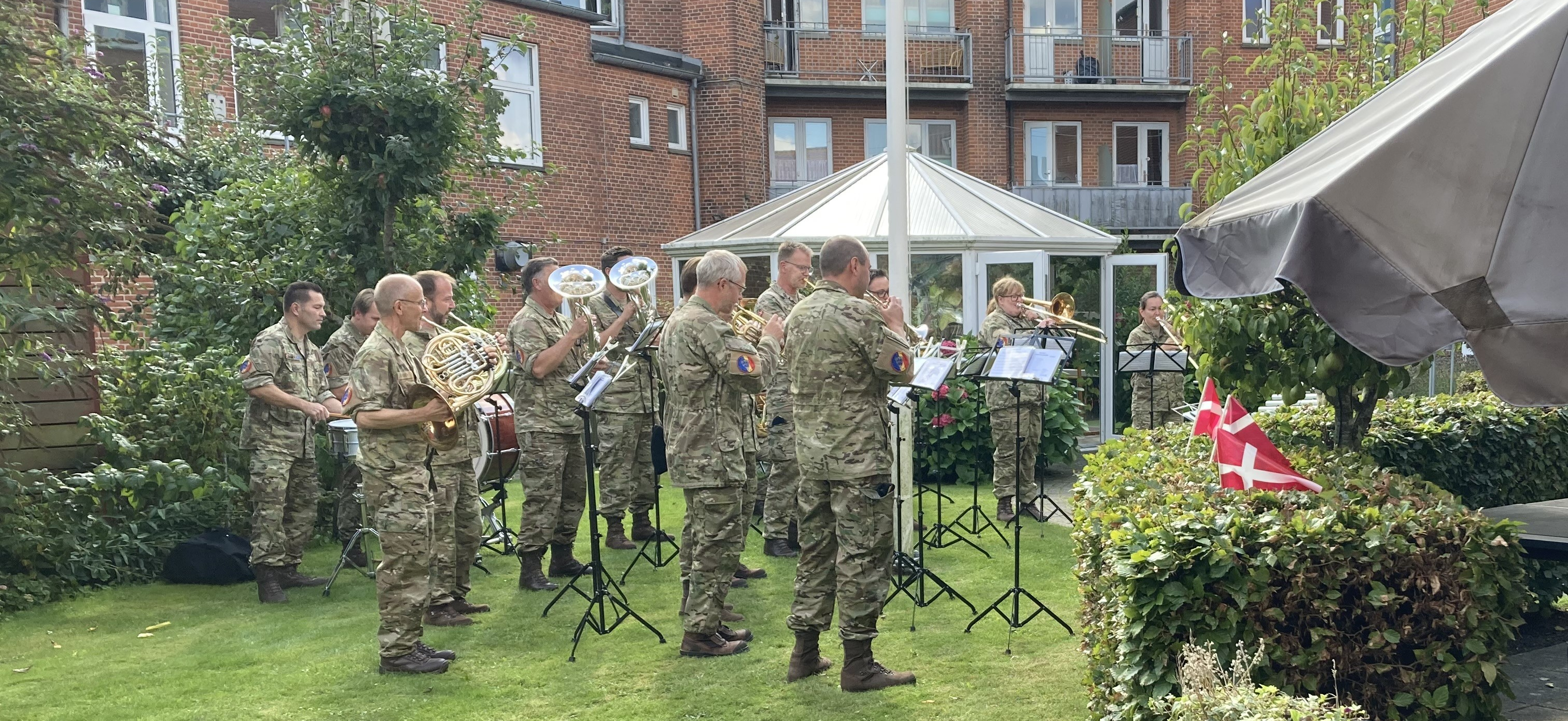 Billedet af det Slesvigske Musikkorps 